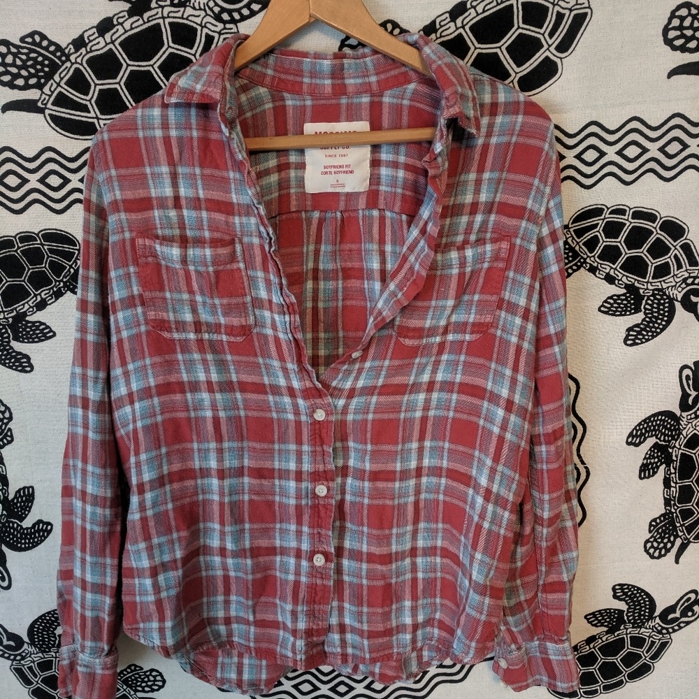 Boyfriend fit button up